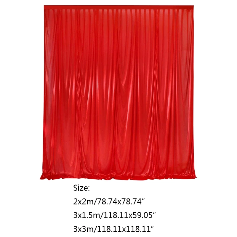 

Background Cloth Backdrop Drapes Panels for Wedding Ceremony Party Home Curtain Window photography Stage Decoration