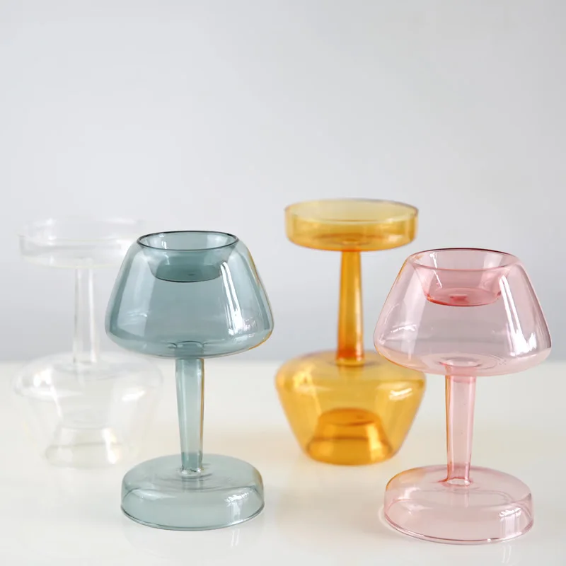 

Новинка, хит продаж, цветные прозрачные вазы с цветочным орнаментом, современные Пузырьковые шарики, украшения для гостиной, настольные сте...