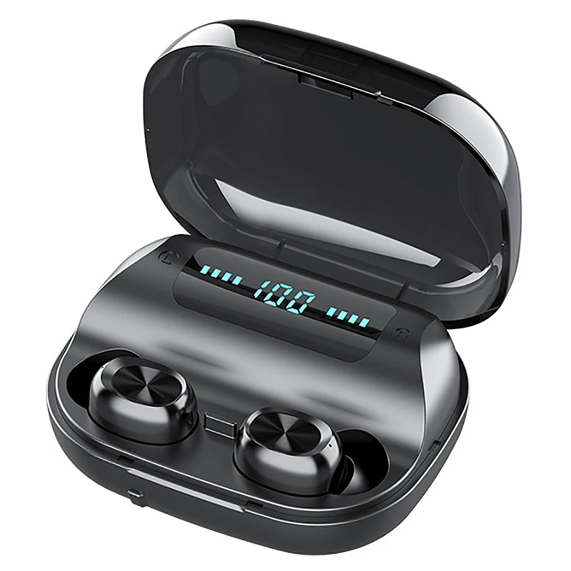 Новинка 5 0 TWS беспроводная гарнитура светодиодный дисплей управление прессом