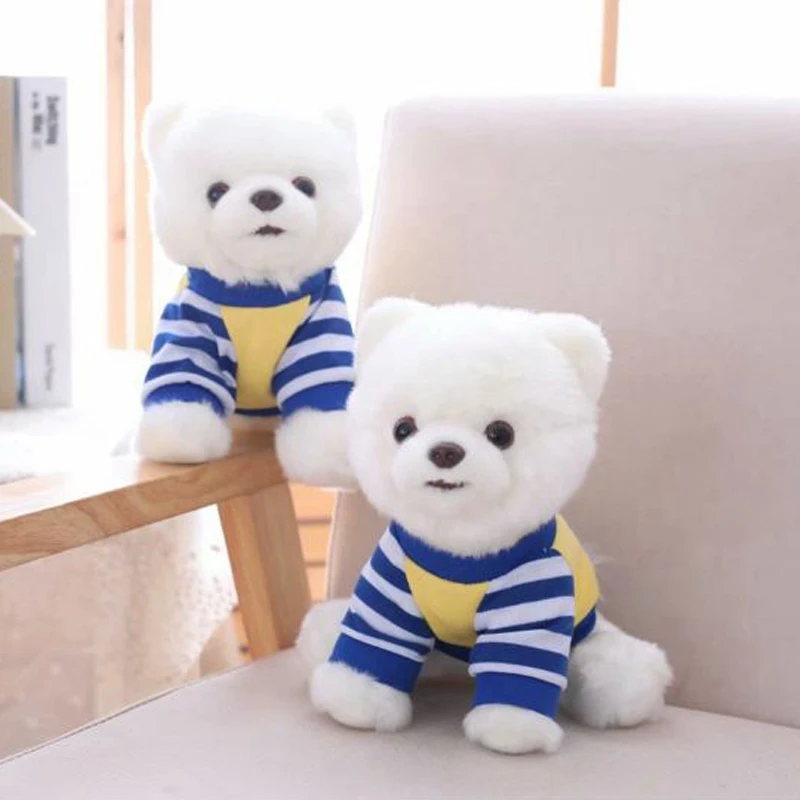 Детские плюшевые игрушки 25 см мягкая кукла Имитация собаки настоящие животные