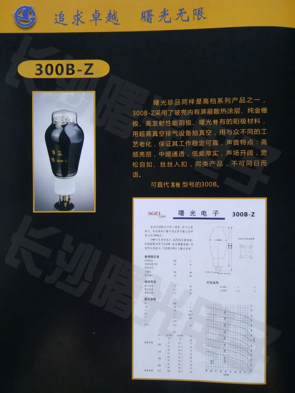 2шт Shuguang Treasure 300B-Z(300B-98, 300BG, 300B-T, WE300B) усилитель аудио вакуумные трубки