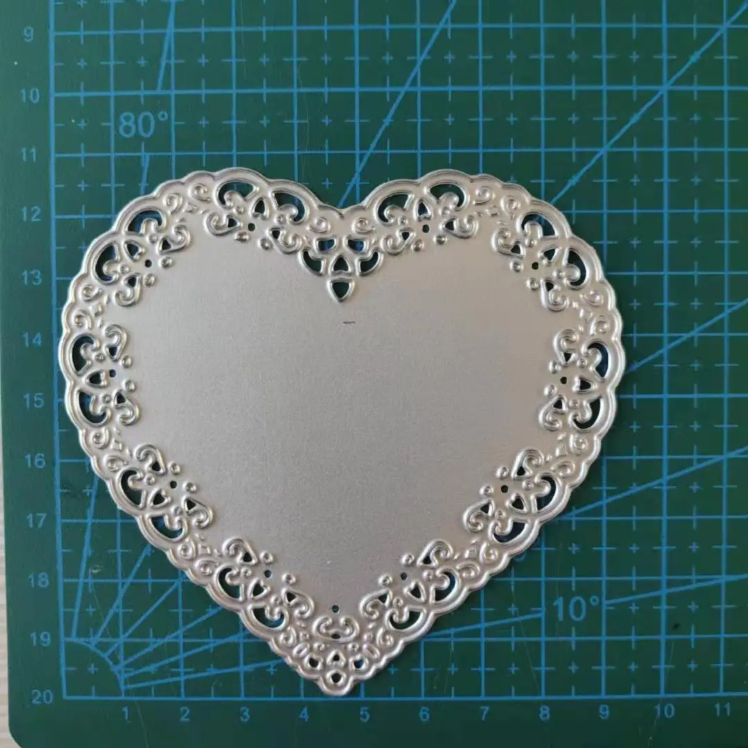 

94*89mm Laser Heart New Metal Cutting Dies Scrapbooking DIY Album Paper Craft Embossing Stencil Decoration