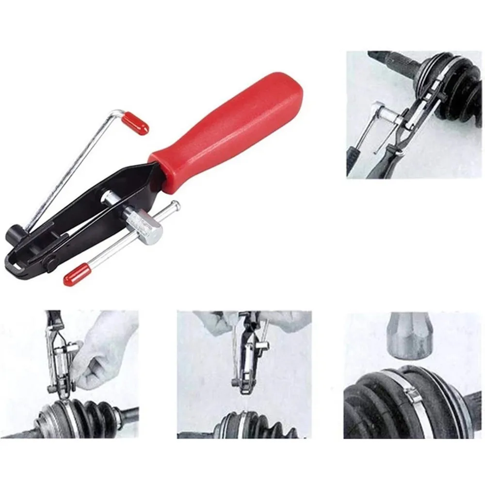 

2 Pcs CV Joint Boot Clamp Pliers Car Banding Tool Set Kit Professional Crimp Clamps With Pliers Tool Crimp-Ear Type Extension