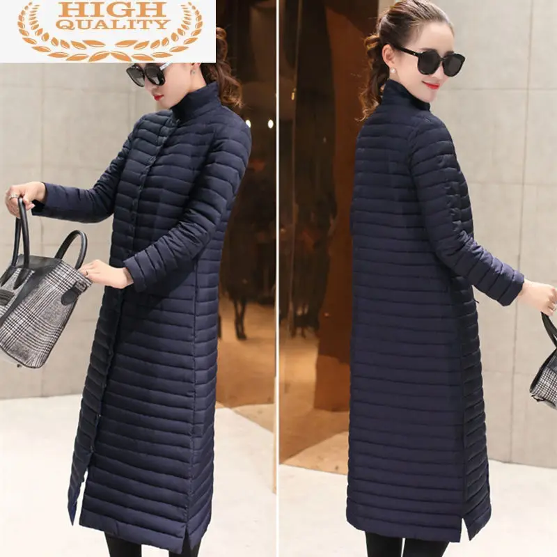 

Пуховик длинный женский, куртка, женская одежда, ультралегкий пуховик, Женская осенне-зимняя одежда, мода 2021, Ropa Mujer Pph668