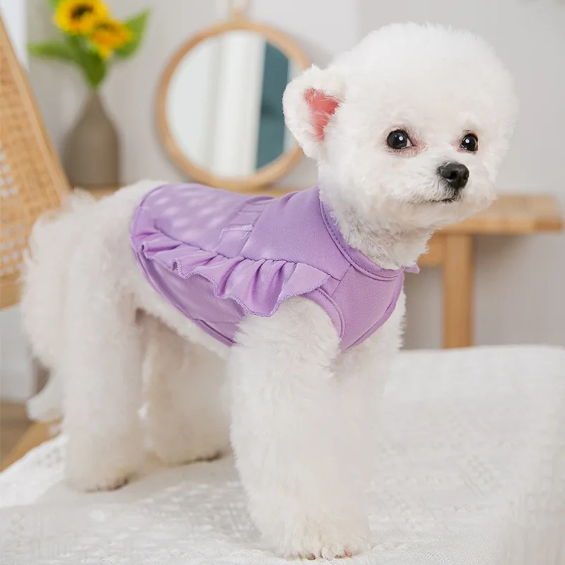 

Женская летняя одежда для кошек, щенков, собак, футболка, одежда, йорки, померанский Бишон, пудель, Ших, тцу, шнауцер, одежда для домашних живо...