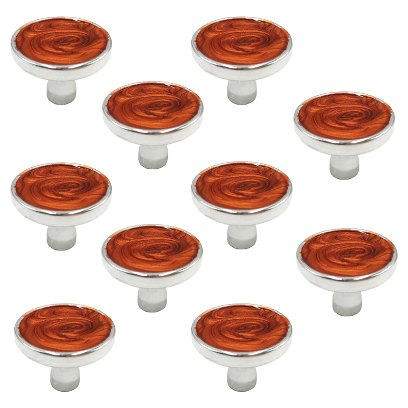 

28EB 10 Piece Plastic Drawer Handle Cabinet Knobs Furniture Pulls Modern Multilcolor Simple Modern Drawer Knobs