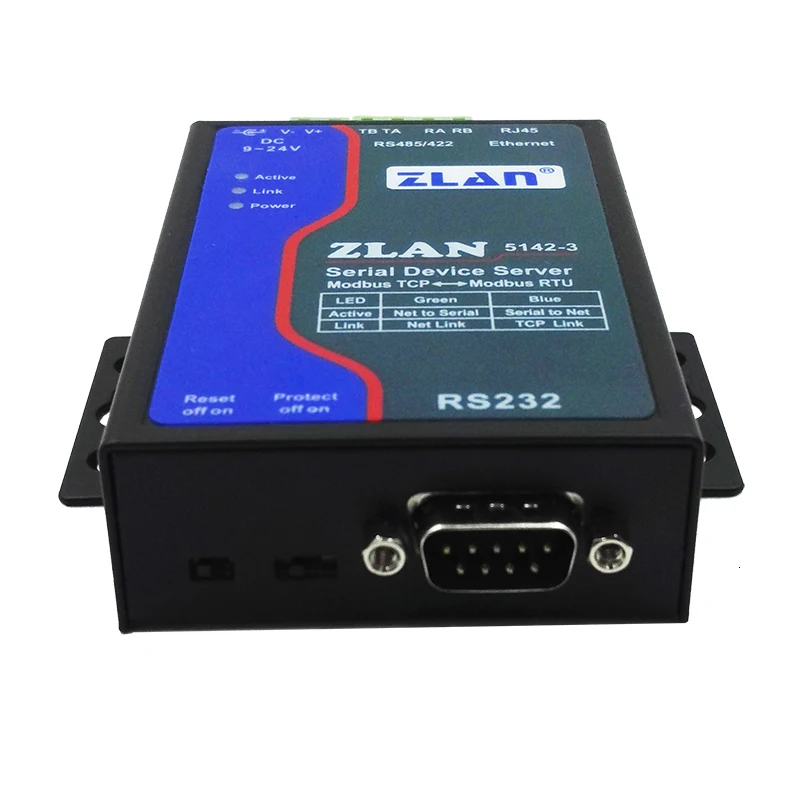 Шлюз Modbus последовательный сервер Конвертер RS232/485/422 конвертер TCP/IP ZLAN5142-3 |