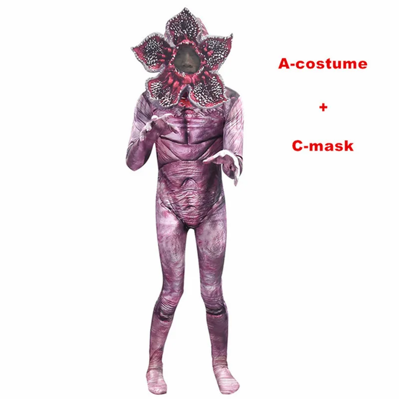 Детский костюм для Хэллоуина Demogorgon страшная крепость экстравагантный