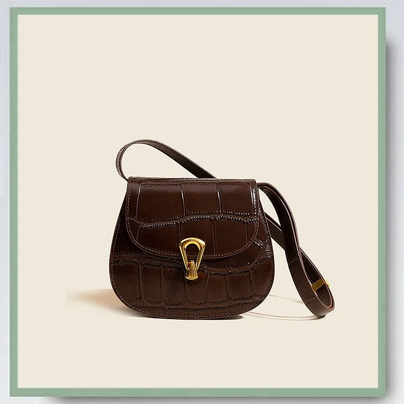 

Bags Women Mini Bag 100% Cowhide Shell Classic Design Solid 2 Colors Cross Body High Quality Fashion Handbags
