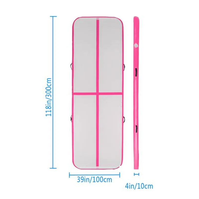 300*100 см надувной гимнастический коврик с воздушным треком для занятия йогой