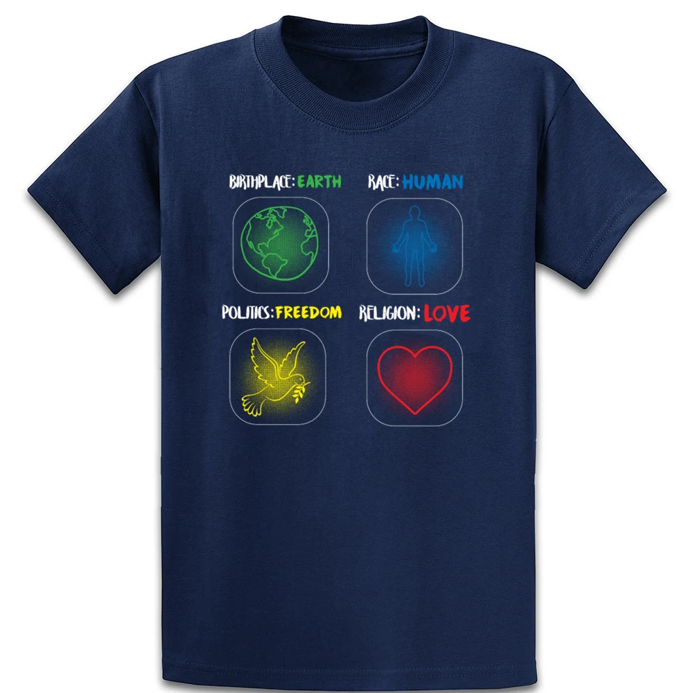 

Gift Birthplace Race Politics Religion T Shirt Funny Fit Printing Pattern S-XXXXXL Letter Spring Cotton Shirt