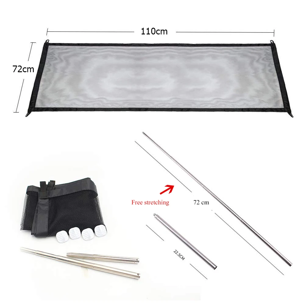 

Household Stair Dog Fence Net Portable Safety Folding Dog Safety Gate Mesh Enclosure Isolation Net For Home Pet Supplies