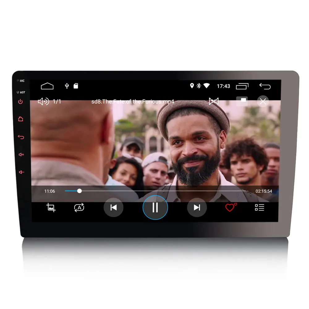 10.1" Android 10.0 OS 1 Din Car Multimedia One GPS Single Radio System Player with Detachable Screen Design | Автомобили и