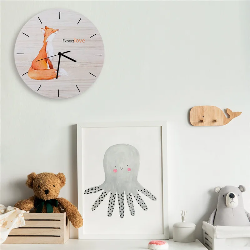 Часы наручные большие с принтом ожидания любви|Настенные часы| |