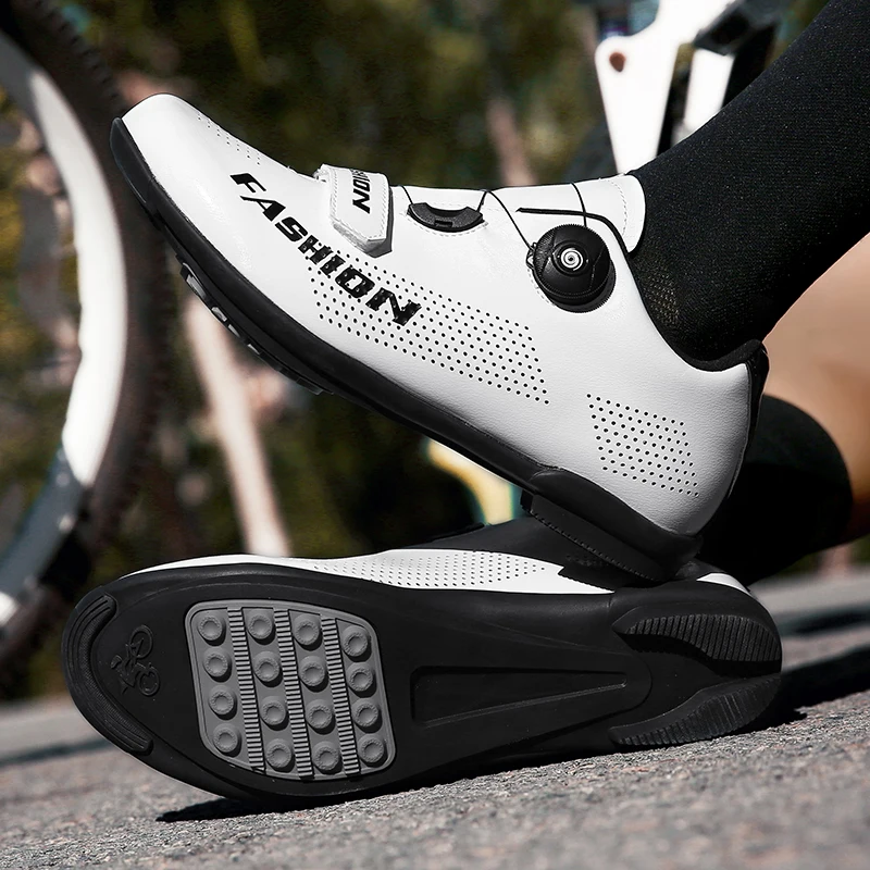 

Cycling Shoes Man MTB Mountain Bike Shoes SPD Cleats Road Bicycle Shoes Sports Outdoor Training Cycle Sneakers