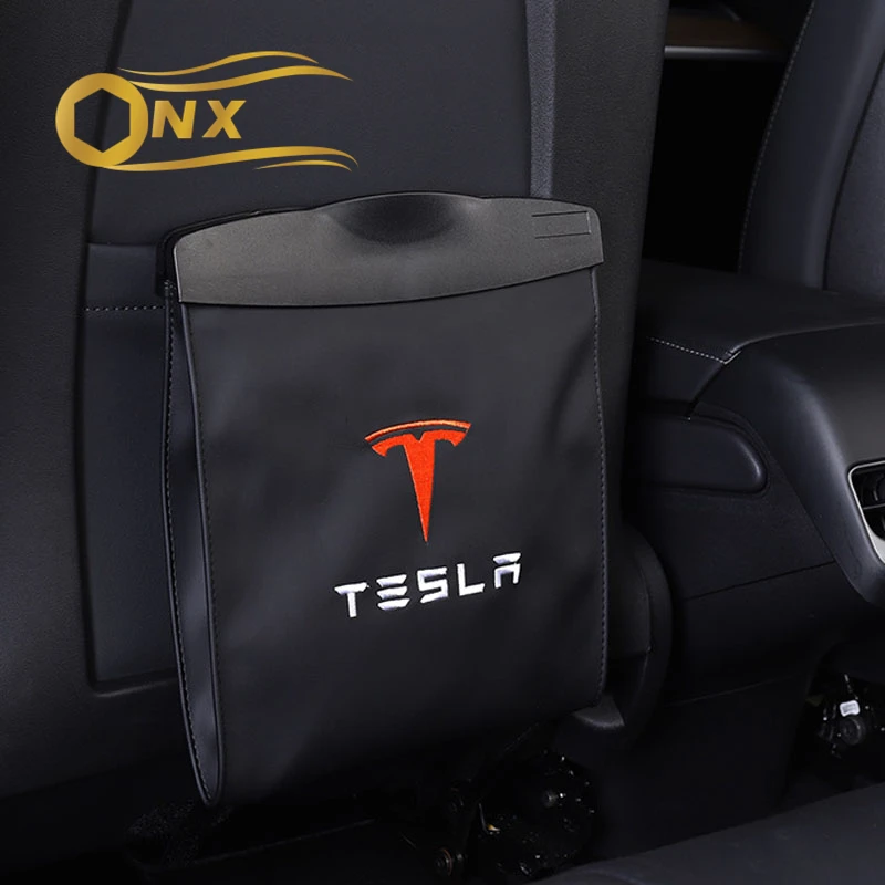 Автомобильная корзина для мусора подвесная рвоты Tesla model3 модели моделей модные