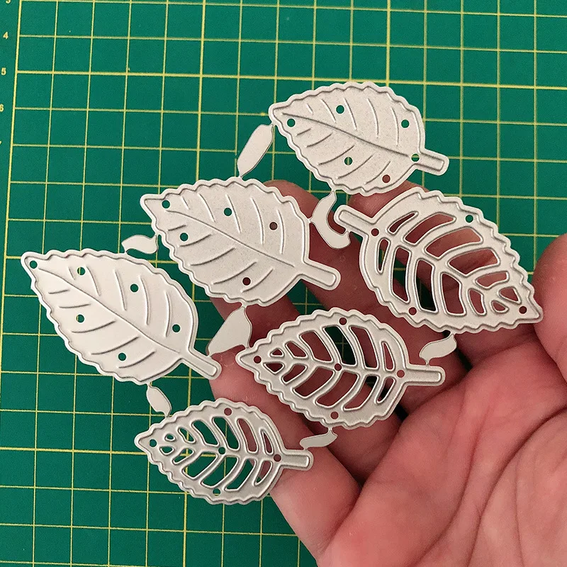 

Leaf Metal Cut Dies Stencils for Scrapbooking Stamp/Photo Album Decorative Embossing DIY Paper Cards