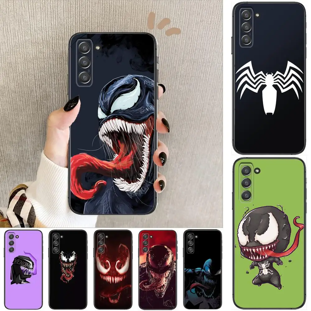 

Marvel Venom Avengers Phone cover hull For SamSung Galaxy s6 s7 S8 S9 S10E S20 S21 S5 S30 Plus S20 fe 5G Lite Ultra Edge