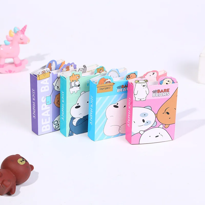 

12 шт./лот Kawaii Bear 6 складной блокнот для записей милые N Times Липкие заметки блокнот канцелярские наклейки подарок школьные принадлежности