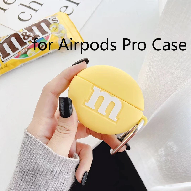Забавный 3D шоколадные бобы для Airpods Pro Чехол милый Bluetooth защитный чехол для наушников для Air Pods 2/3 Pro чехол силиконовый чехол