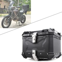 45l large electric vehicle tail box storage box motorcycle saddlebags aluminum alloy trunk luggage motorcycle black box