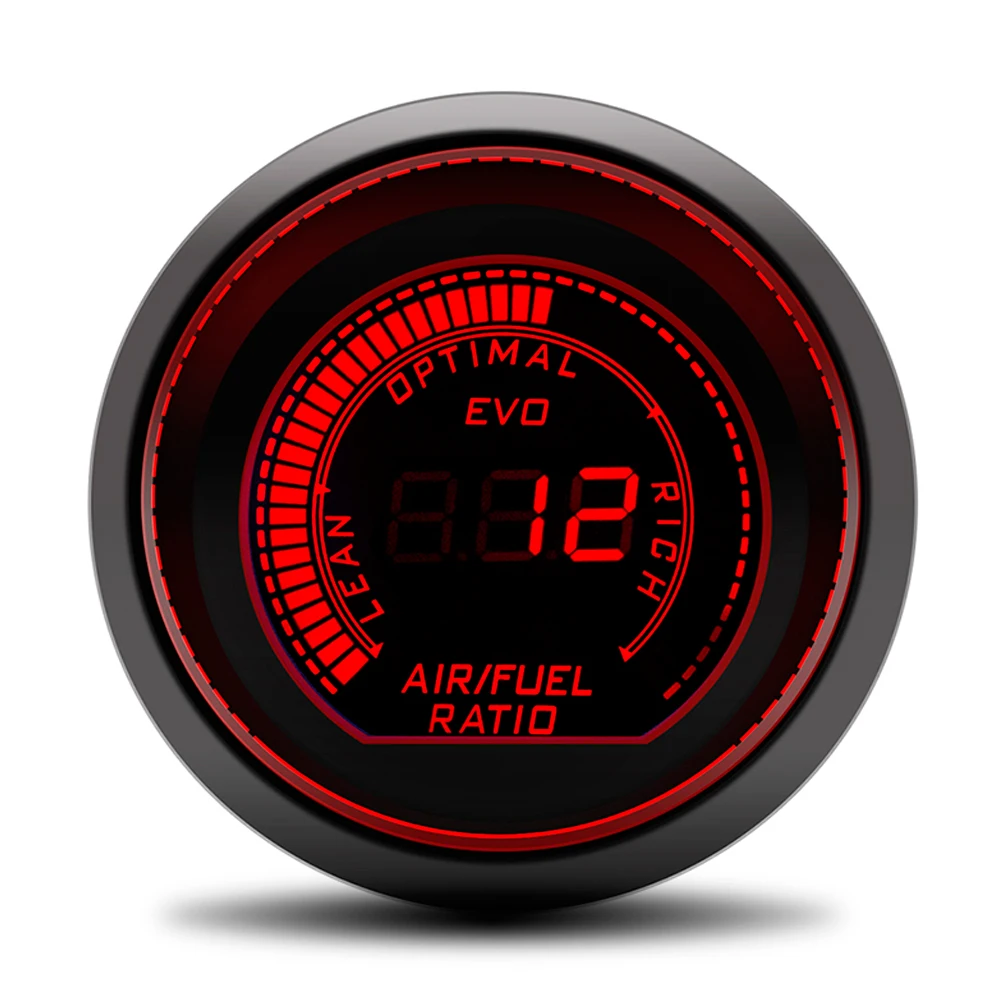 Цифровой измеритель соотношения воздушного топлива 2 дюйма 52 мм зауженный