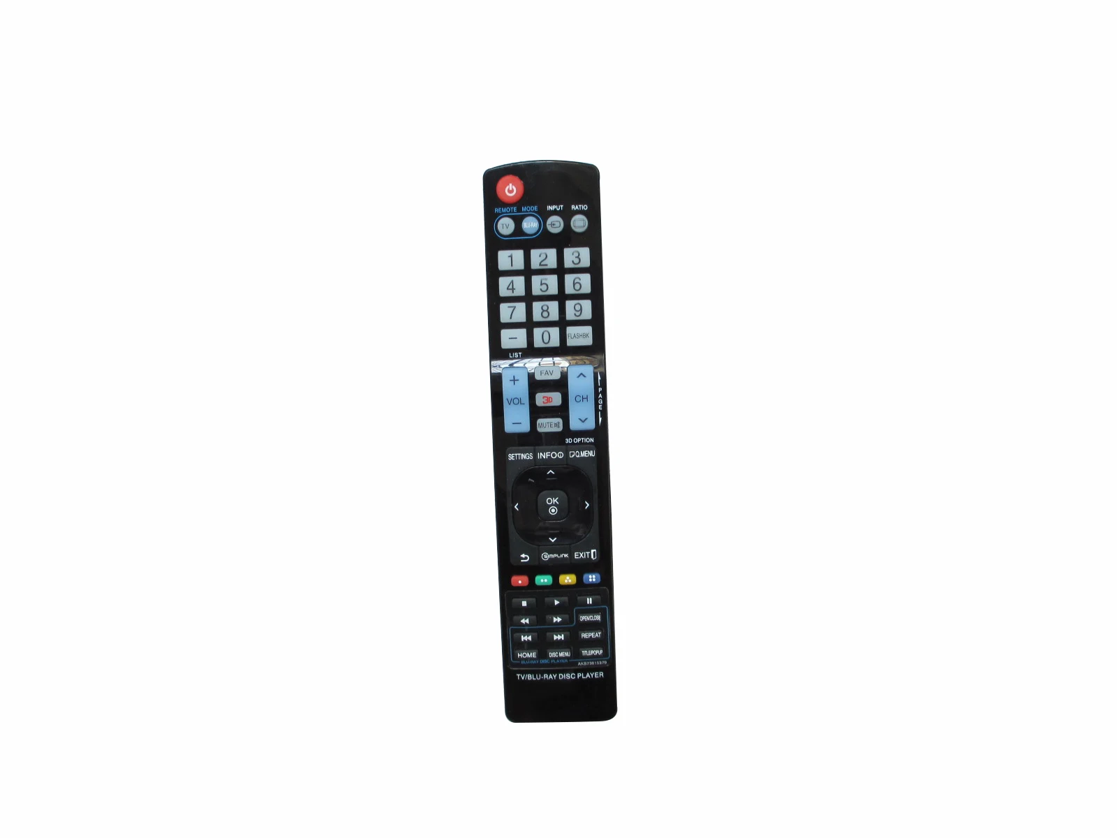 

Remote Control For LG AKB73735801 BP120C BP125 BD590 BD590C BP330 BP530 BP540 BP550 BPM53 BPM54 Blu-ray Disc DVD Player