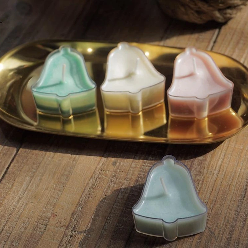 Рождественский колокольчик из поликарбоната подсвечники с фитилем для