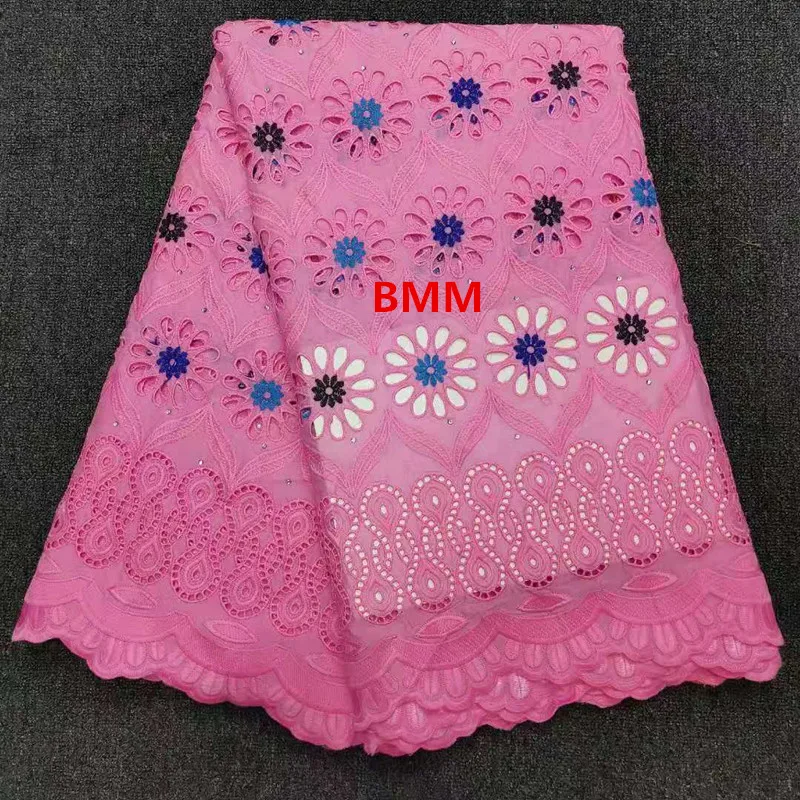 swiss voile lace in switzerland african lace fabric tissu broderie africain suisse pink french lace fabric for women5yard/lot