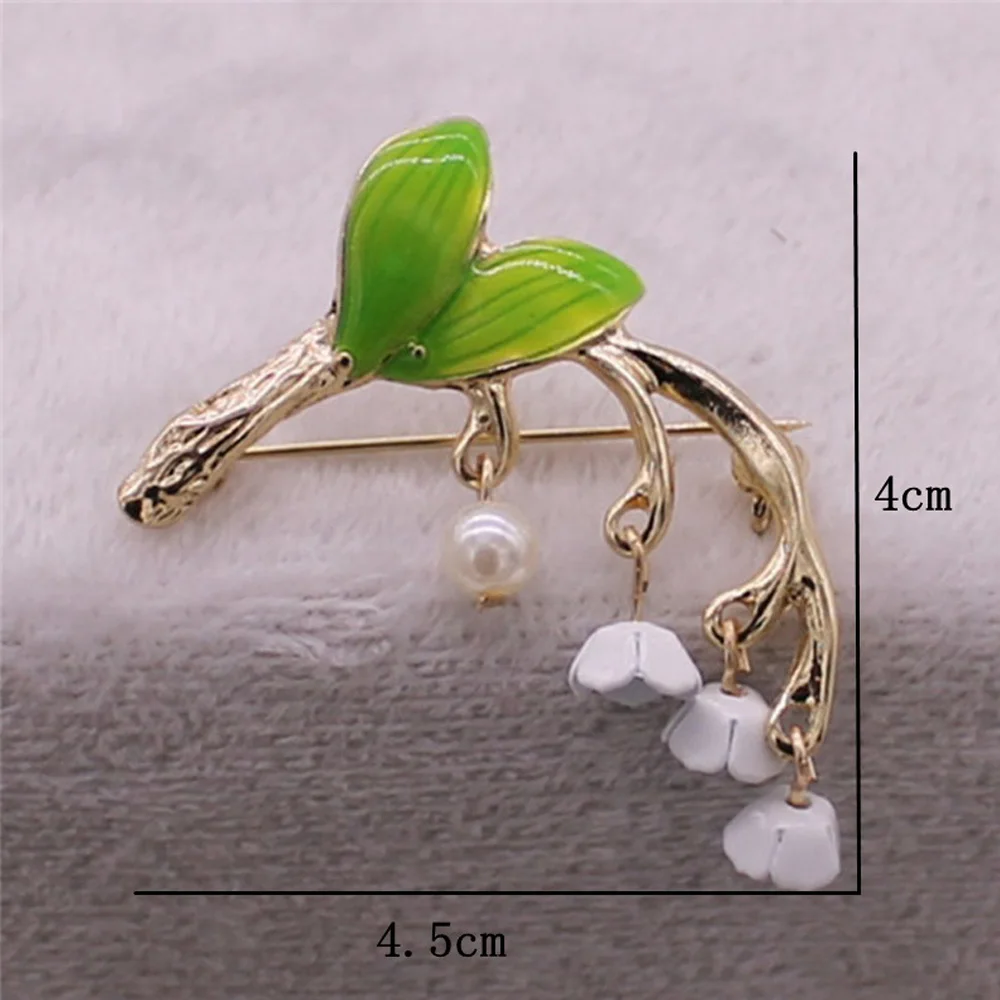 

1Pcs Plant Brooch Fashion Women Jewelry Wholesale Small Fresh Collar Clothes Dress Coat Accessories Girl Party Gift Pin