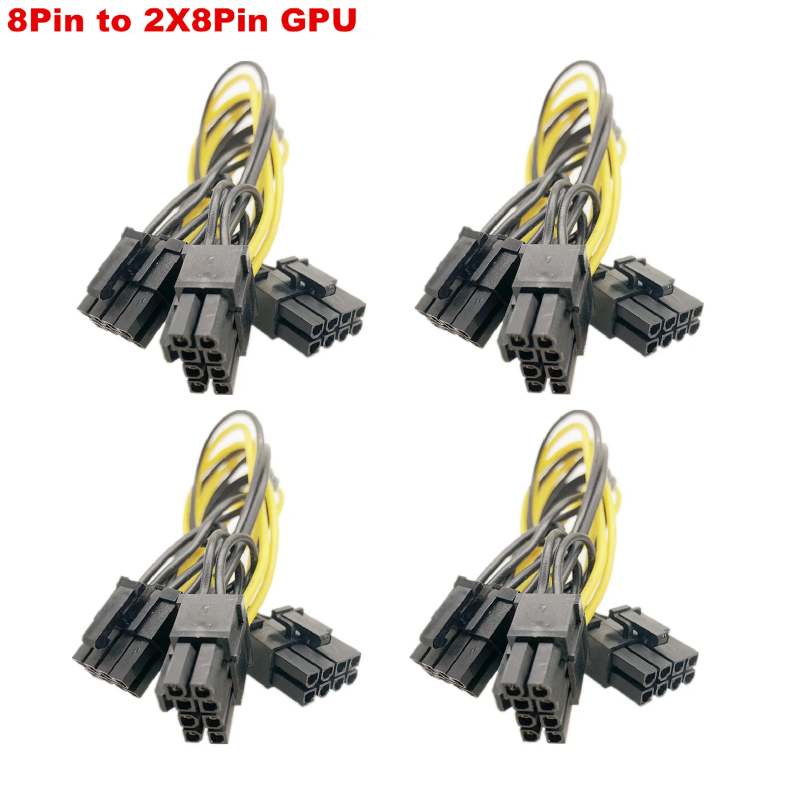 

4 шт./комплект, адаптер питания для графического процессора, 8P, 6 + 2 контакта