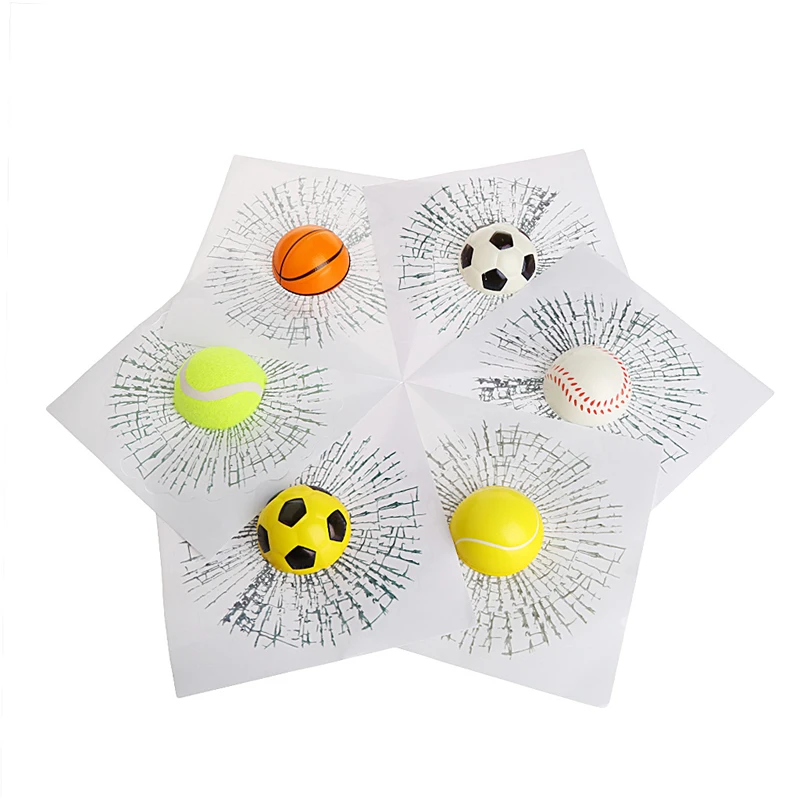 3D Автомобильная наклейка s смешной Авто Стайлинг мяч хиты на кузов и окна