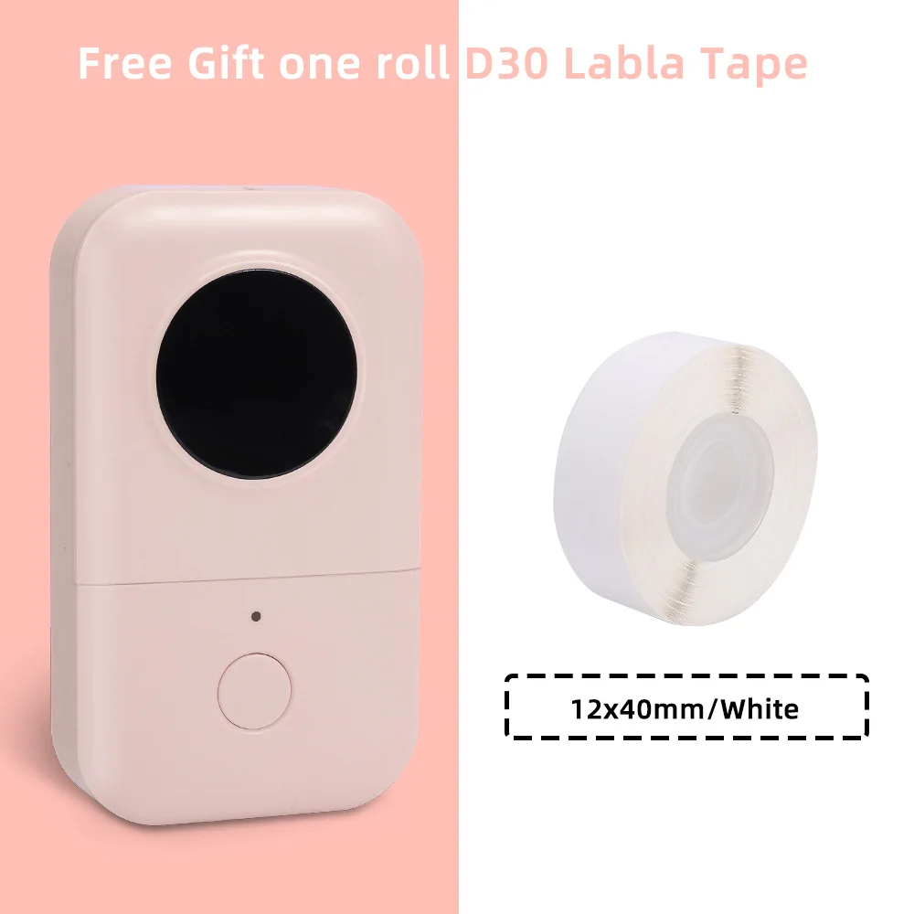 

Mini Thermal Photo Printer, Wireless Picture Label Memo Receipt Paper Printer with Bluetooth 203DPI, Suitable for Android iOS