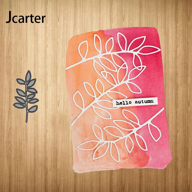 

Leaves Branch New Design Metal Cutting Dies Craft Stencil Diy for Scrapbooking Handmade Card Make Shape Album Decoration Model