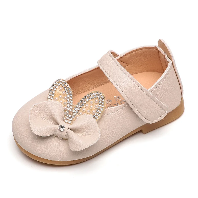 Весна 2019 женская обувь с бантом для малышей детей 1-2-3 лет маленьких принцесс
