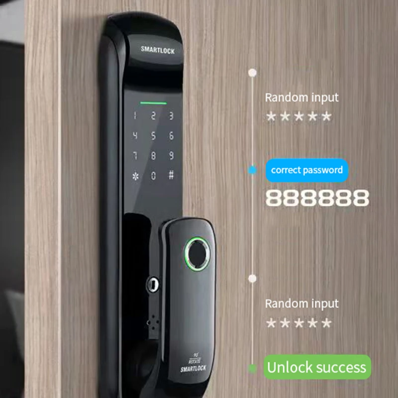Заводская цена интеллектуальный замок Wi-Fi Tuya цифровой пароль ключ карта