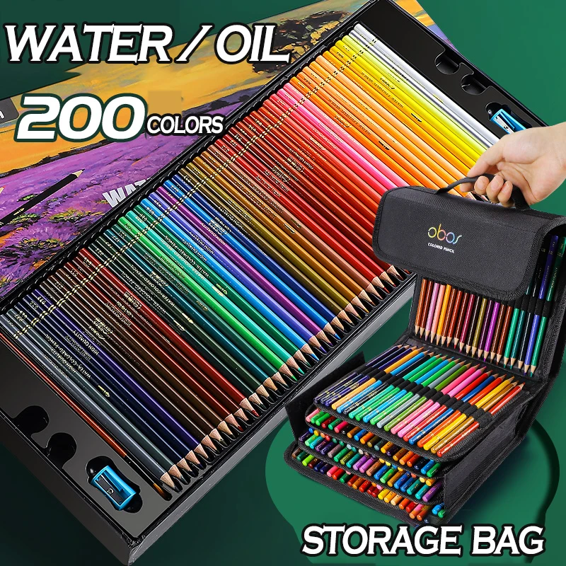 Set With Storage Bag Drawing Colored Pencils Coloured Pencils Kids