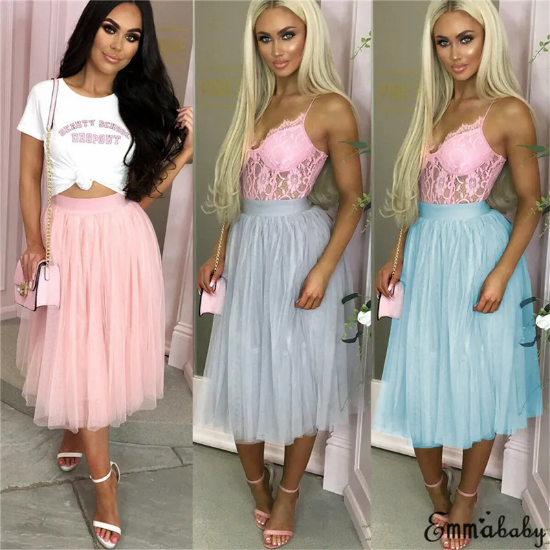 Женская плиссированная юбка в стиле бохо розовая элегантная повседневная до