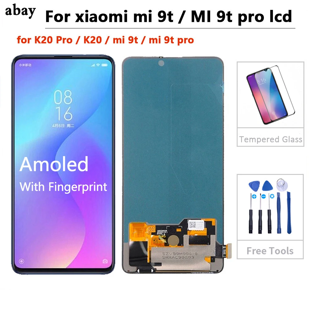 ЖК дисплей Amoled 6 39 дюйма для XiaoMi Mi 9T Pro mi9t оригинальный сенсорный экран Redmi K20
