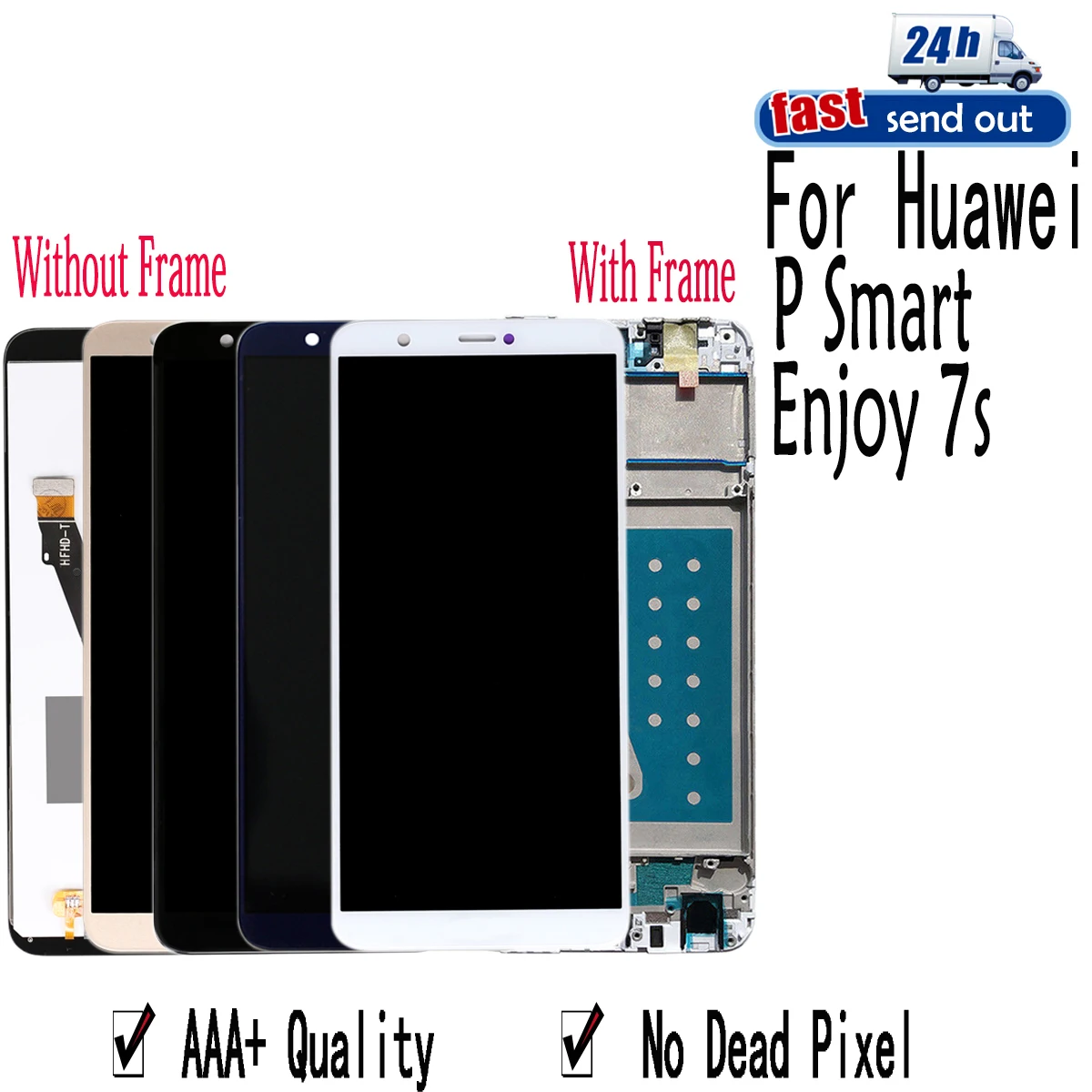 ЖК дисплей 5 65 дюйма для Huawei P Smart Enjoy 7S сенсорный экран с дигитайзером в сборе