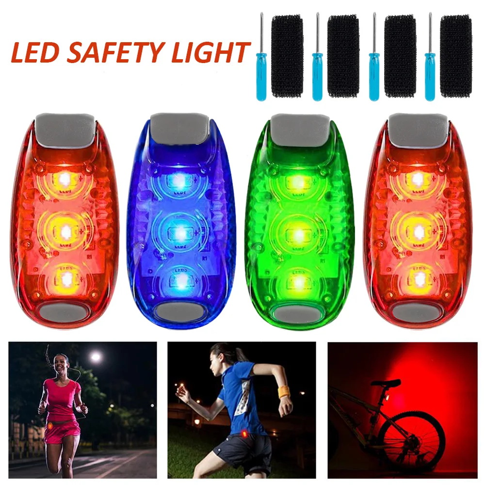 

4 Pack Bicycle Rear Safety Light Waterproof LED Bicycle Rear Tail Light USB Rechargeable Mountain Bike Lamp Bicycle Accessories