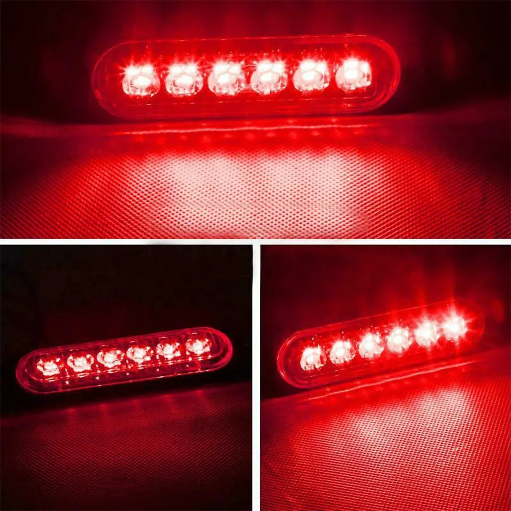 

DC 12V-24V Lamp IP65 2pcs Marker Indicators Red Trailer Truck Waterproof