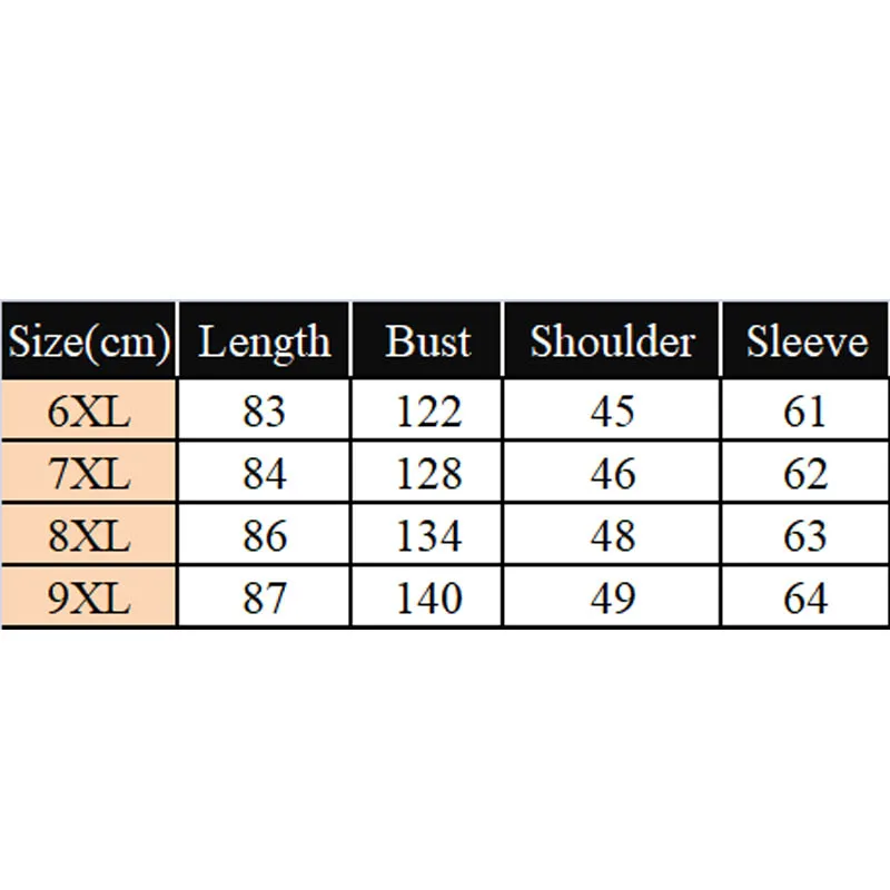 Зимнее женское пальто размера плюс обхват груди 140 см 6XL 7XL 8XL 9XL Женское белого