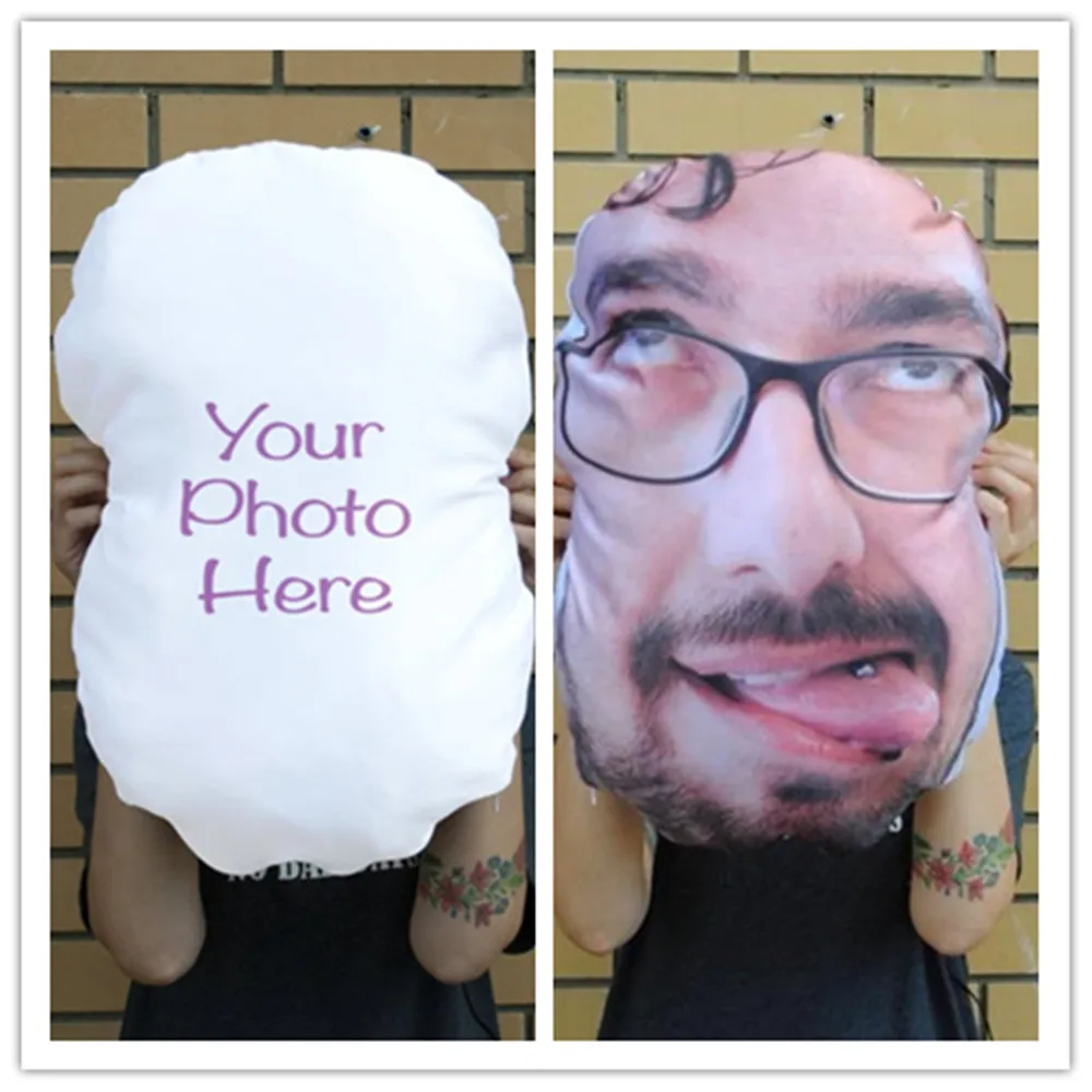 Персонализированная большая подушка для портретной фотосъемки домашних