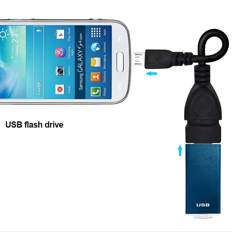 Адаптер Micro5P OTG USB кабель Micro к 2 0 для Xiaomi Samsung LG Sony Android флэш накопитель адаптер