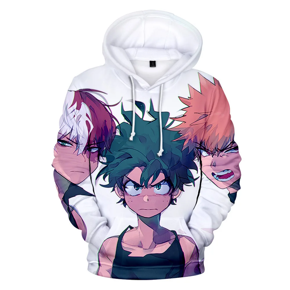 

Hot Sale Creative Hoodies My Hero Academia 3D Print Hoodie Men Women Harajuku Sweatshirt Streetwear Anime Pullover Clothes