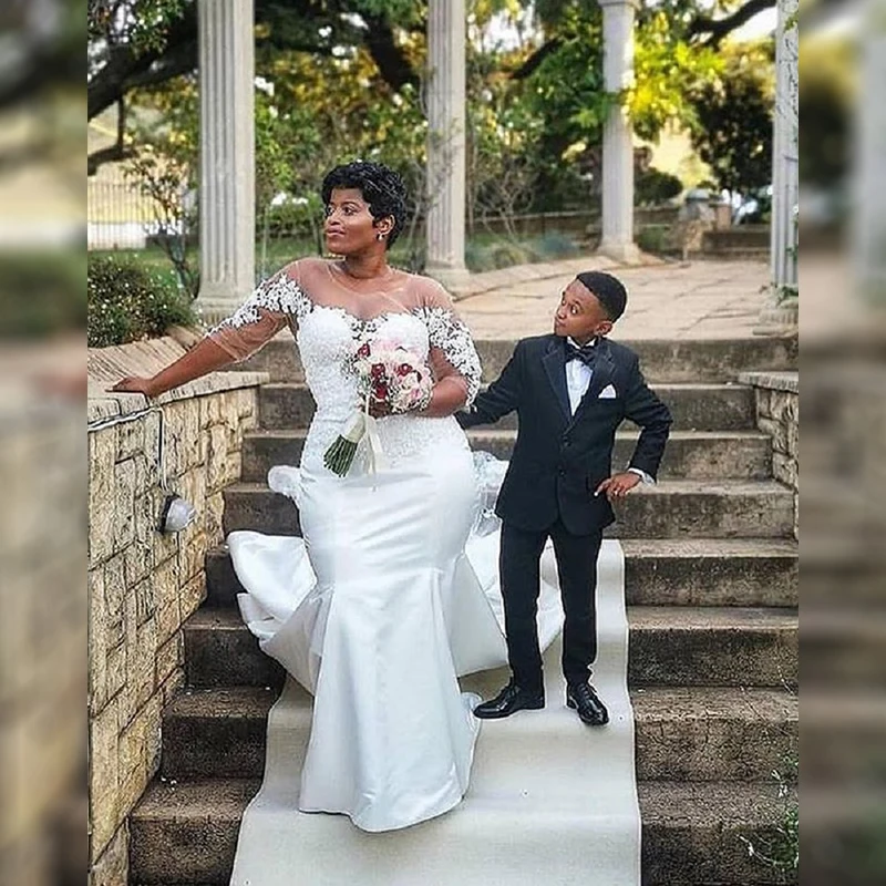 Новинка 2019 кружевные аппликации искусственное свадебное платье иллюзионное