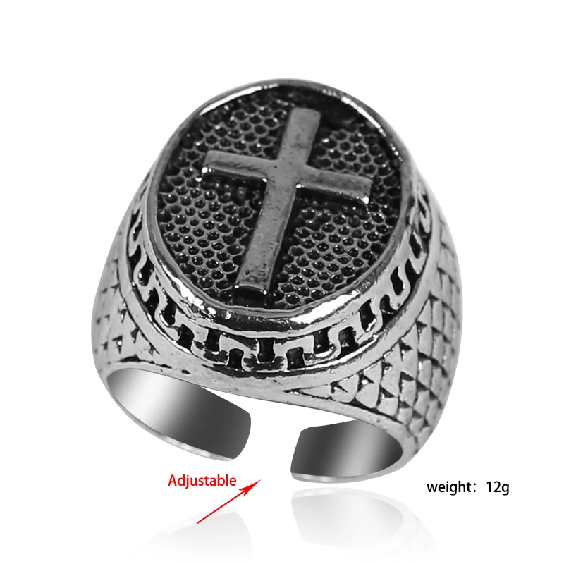 Мужское и женское кольцо Tempera регулируемое Открытое с фильтром в стиле ретро