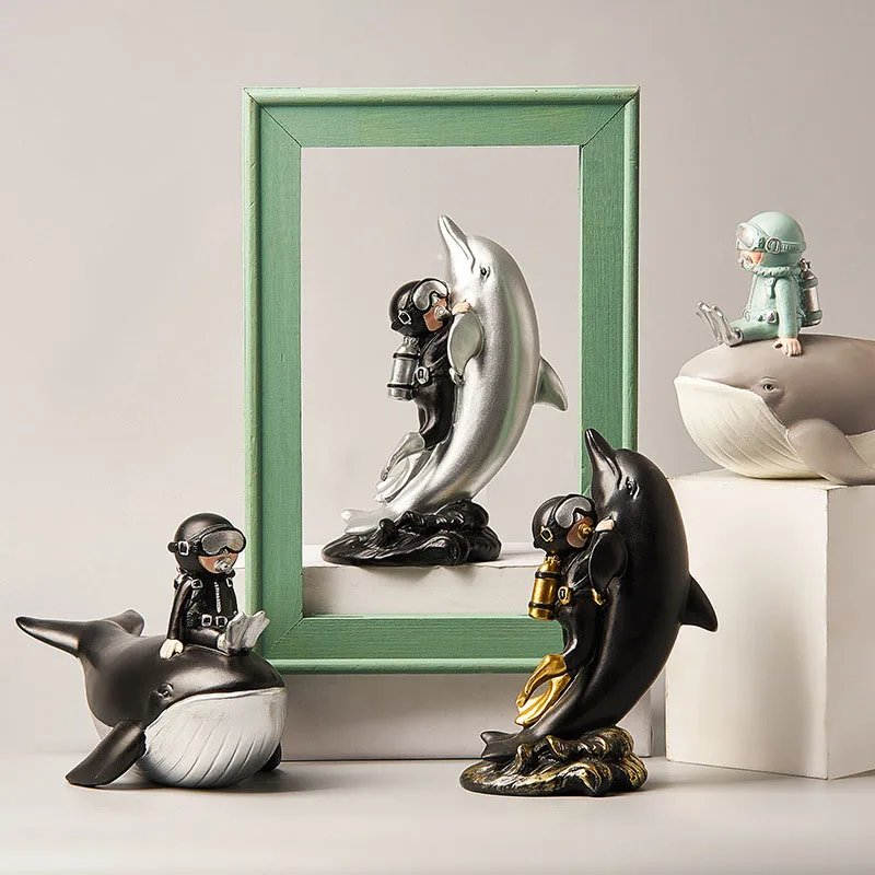 Европейская Миниатюрная модель животного для верховой езды скульптура из смолы