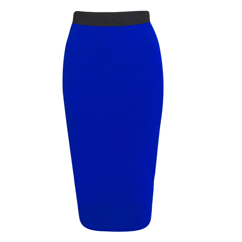 

Women Bodycon Skirt Summer High Waist Tight Solid Color SKirts Female Party Wear Sexy Elegant Pencil Skirt